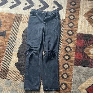 Ambercrombie & Fitch 90s straight ultra high rise